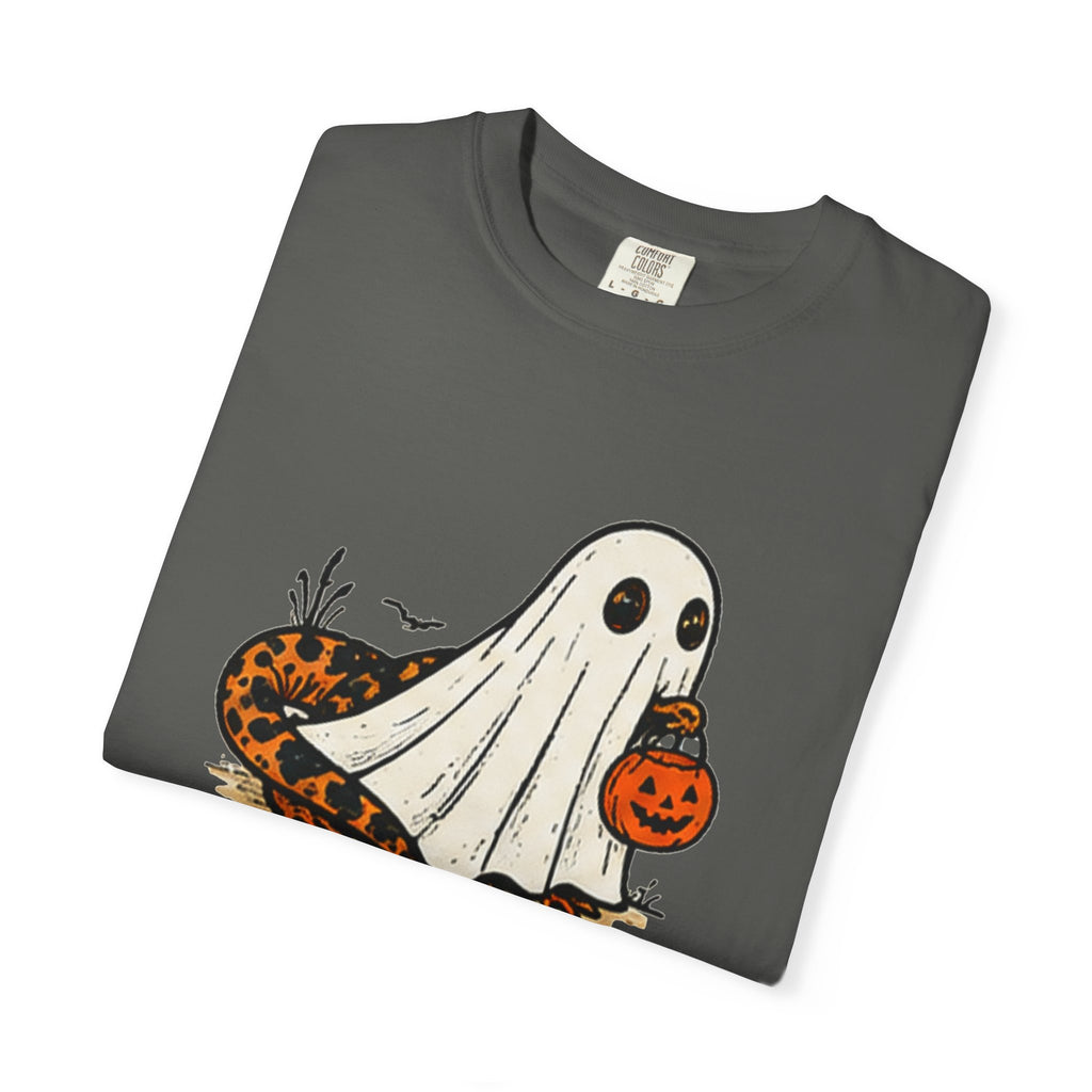 Boo-t-Spotted Newt T-Shirt — Cute Halloween Ghost Newt Tee