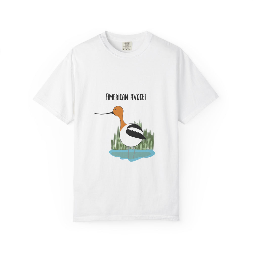American Avocet Bird T-Shirt — Graphic Shorebird Nature Tee