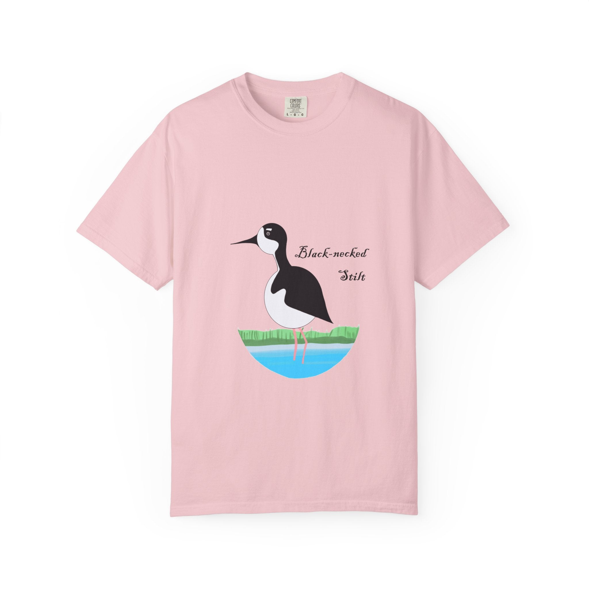 Black-necked Stilt T-Shirt – Birdwatching Nature Tee