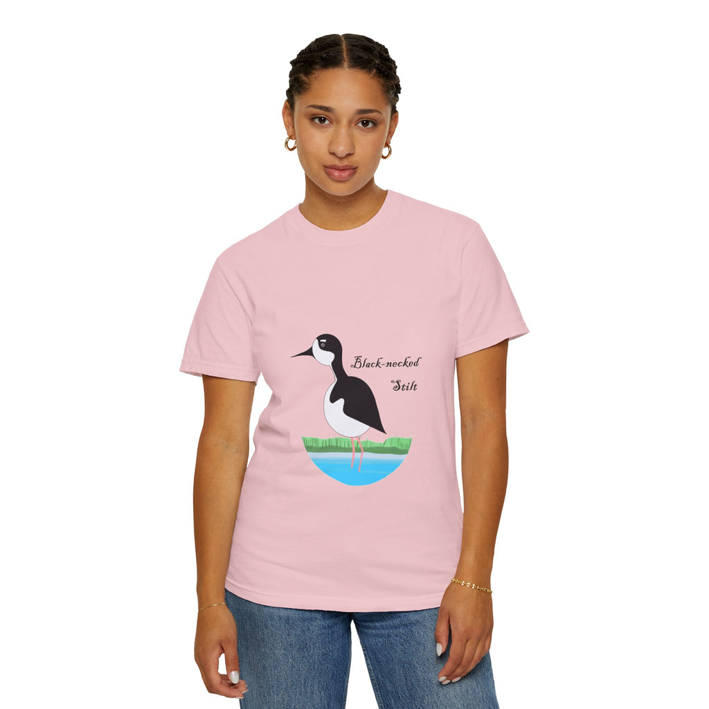 Black-necked Stilt T-Shirt – Birdwatching Nature Tee