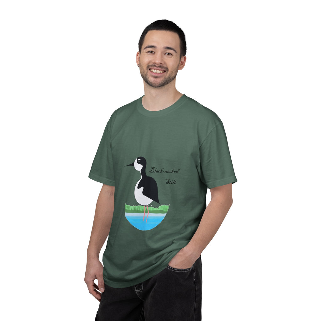 Black-necked Stilt T-Shirt – Birdwatching Nature Tee