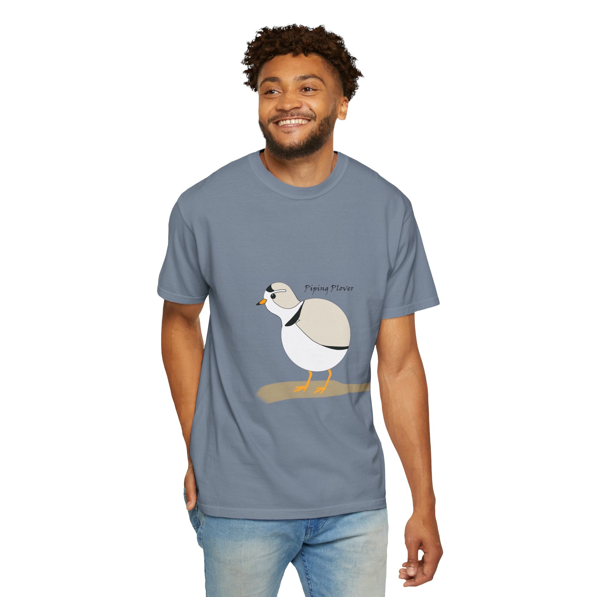 Piping Plover Tee — Cute Coastal Bird Graphic T-Shirt