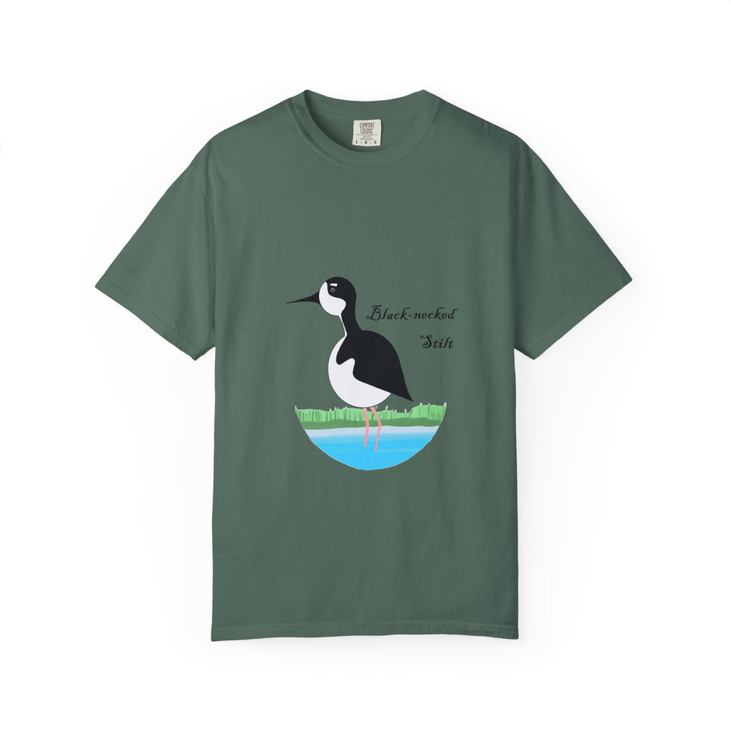 Black-necked Stilt T-Shirt – Birdwatching Nature Tee
