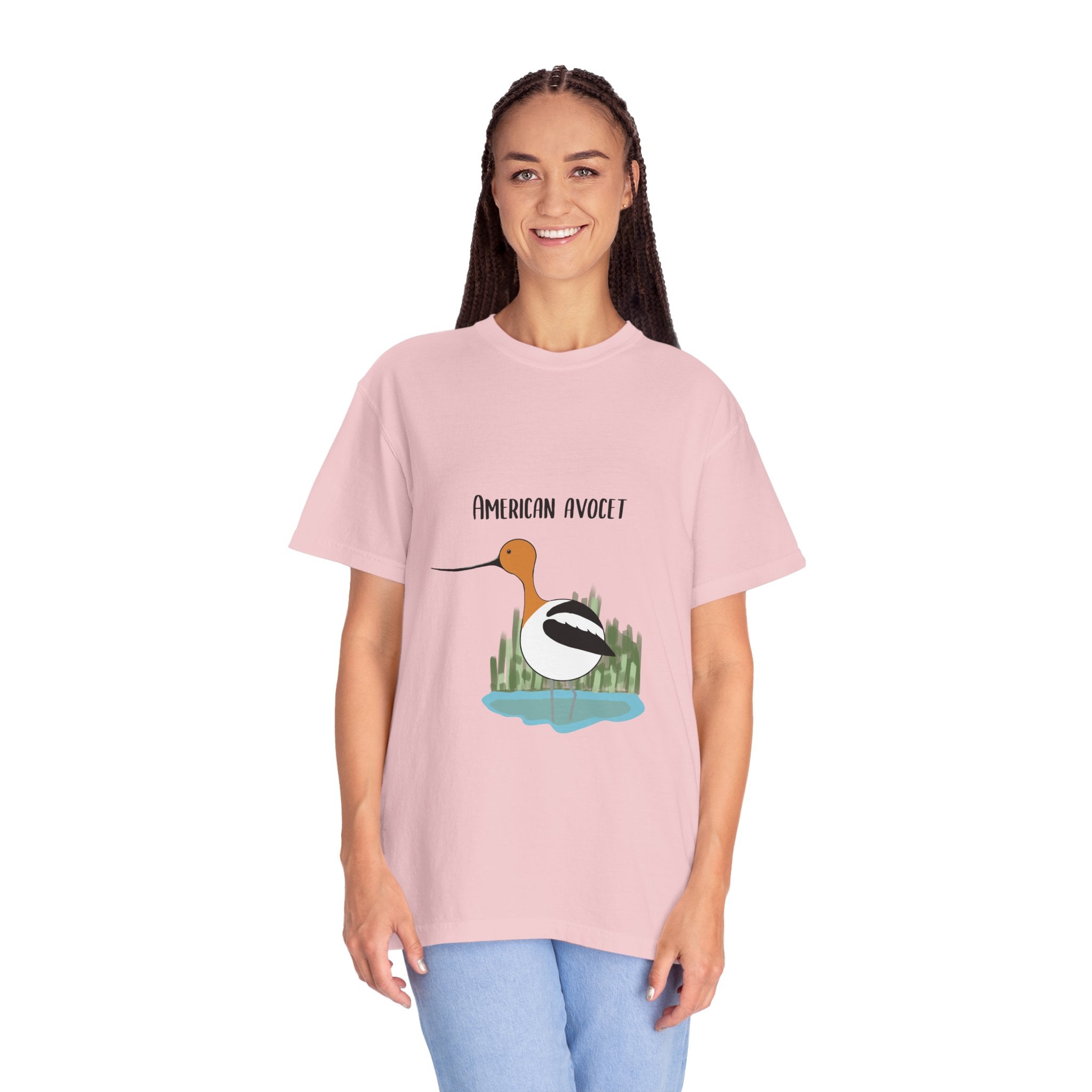 American Avocet Bird T-Shirt — Graphic Shorebird Nature Tee