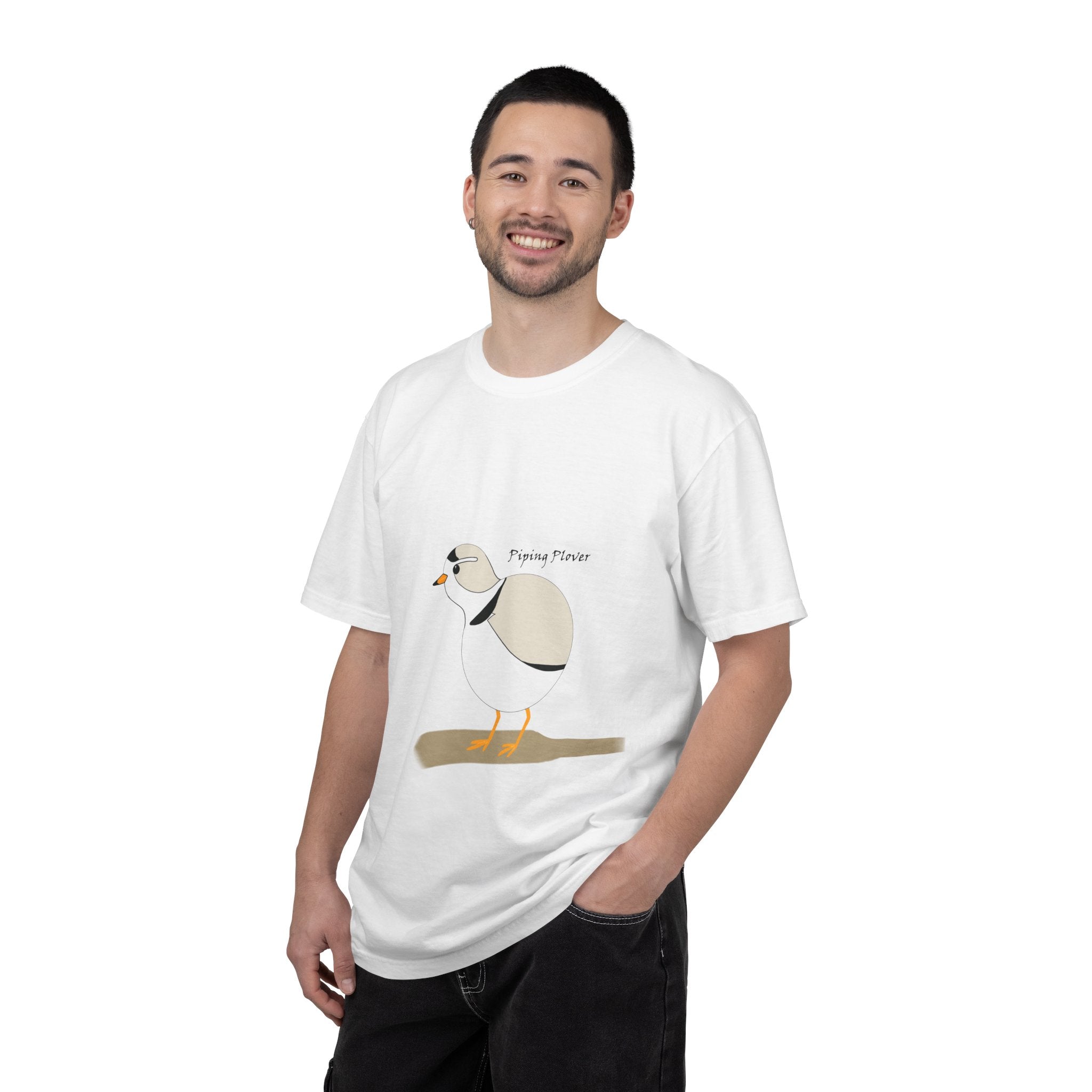 Piping Plover Tee — Cute Coastal Bird Graphic T-Shirt
