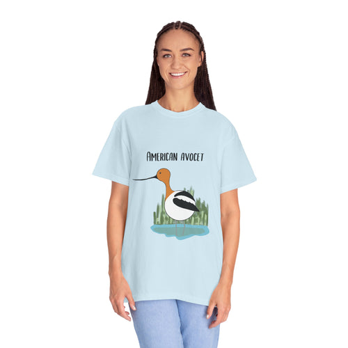 American Avocet Bird T-Shirt — Graphic Shorebird Nature Tee