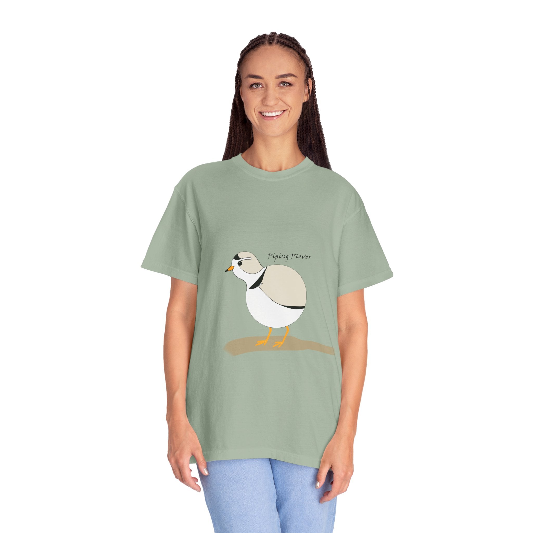 Piping Plover Tee — Cute Coastal Bird Graphic T-Shirt