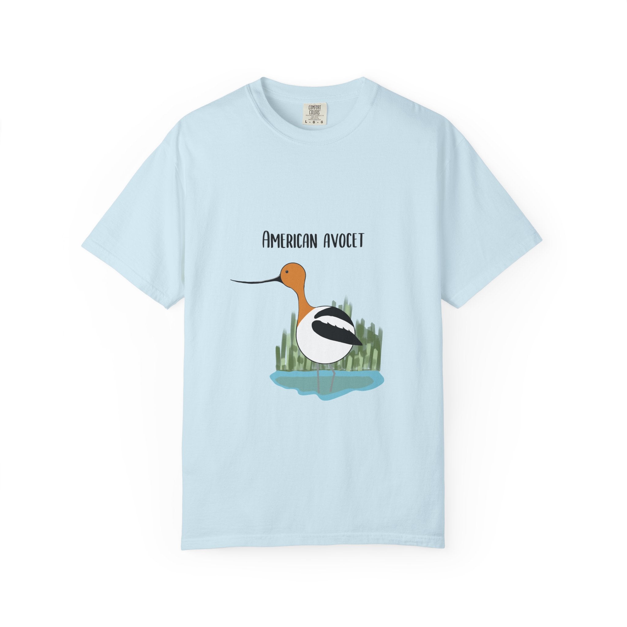 American Avocet Bird T-Shirt — Graphic Shorebird Nature Tee