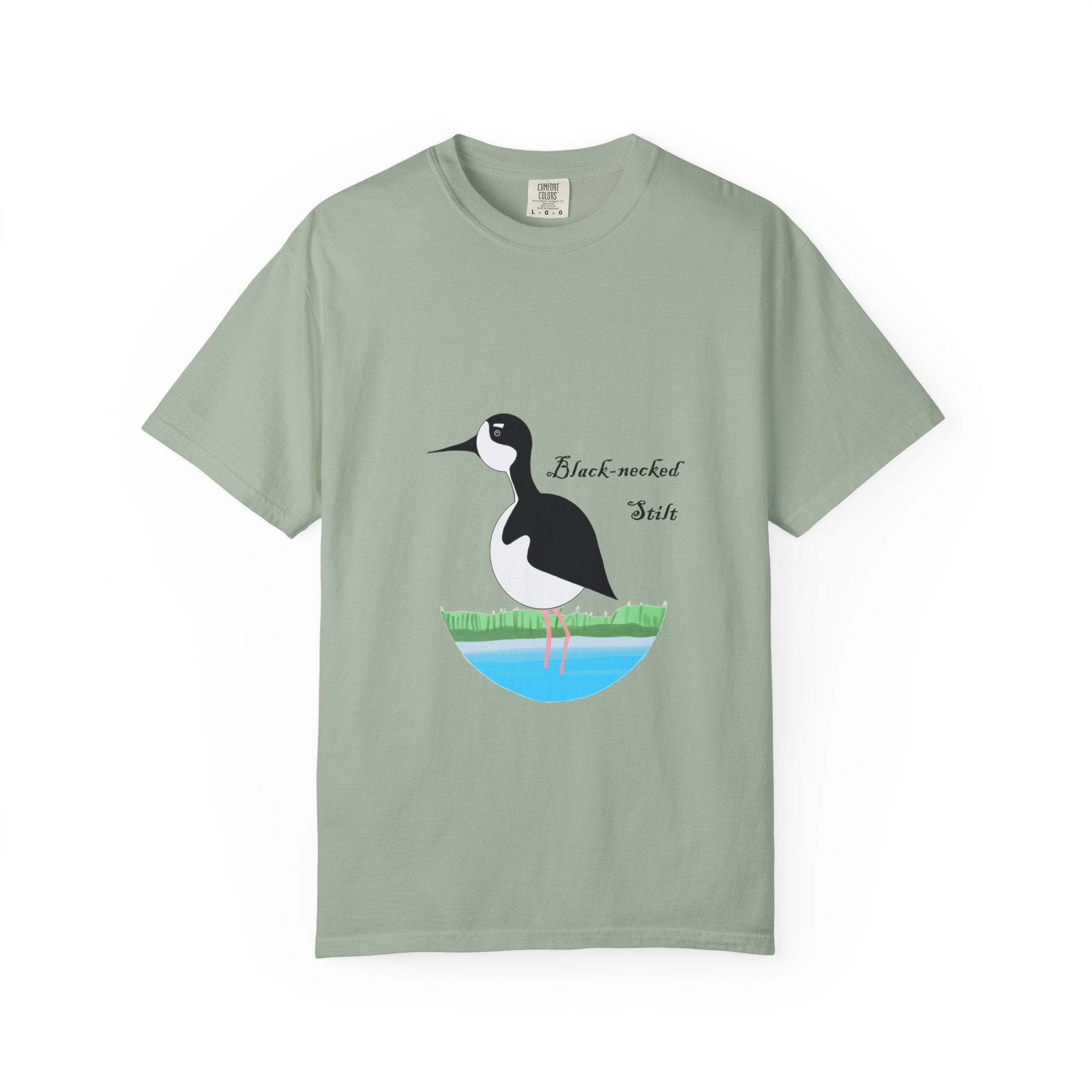 Black-necked Stilt T-Shirt – Birdwatching Nature Tee