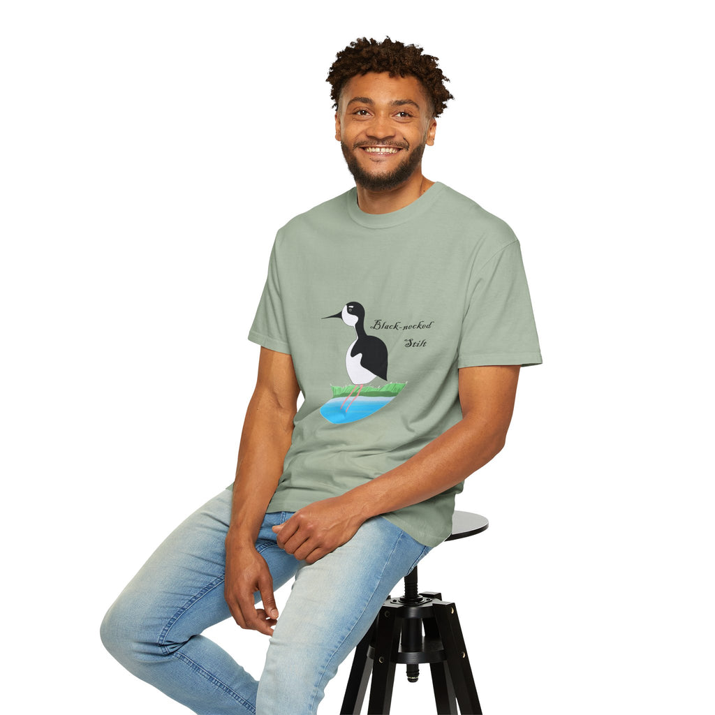 Black-necked Stilt T-Shirt – Birdwatching Nature Tee