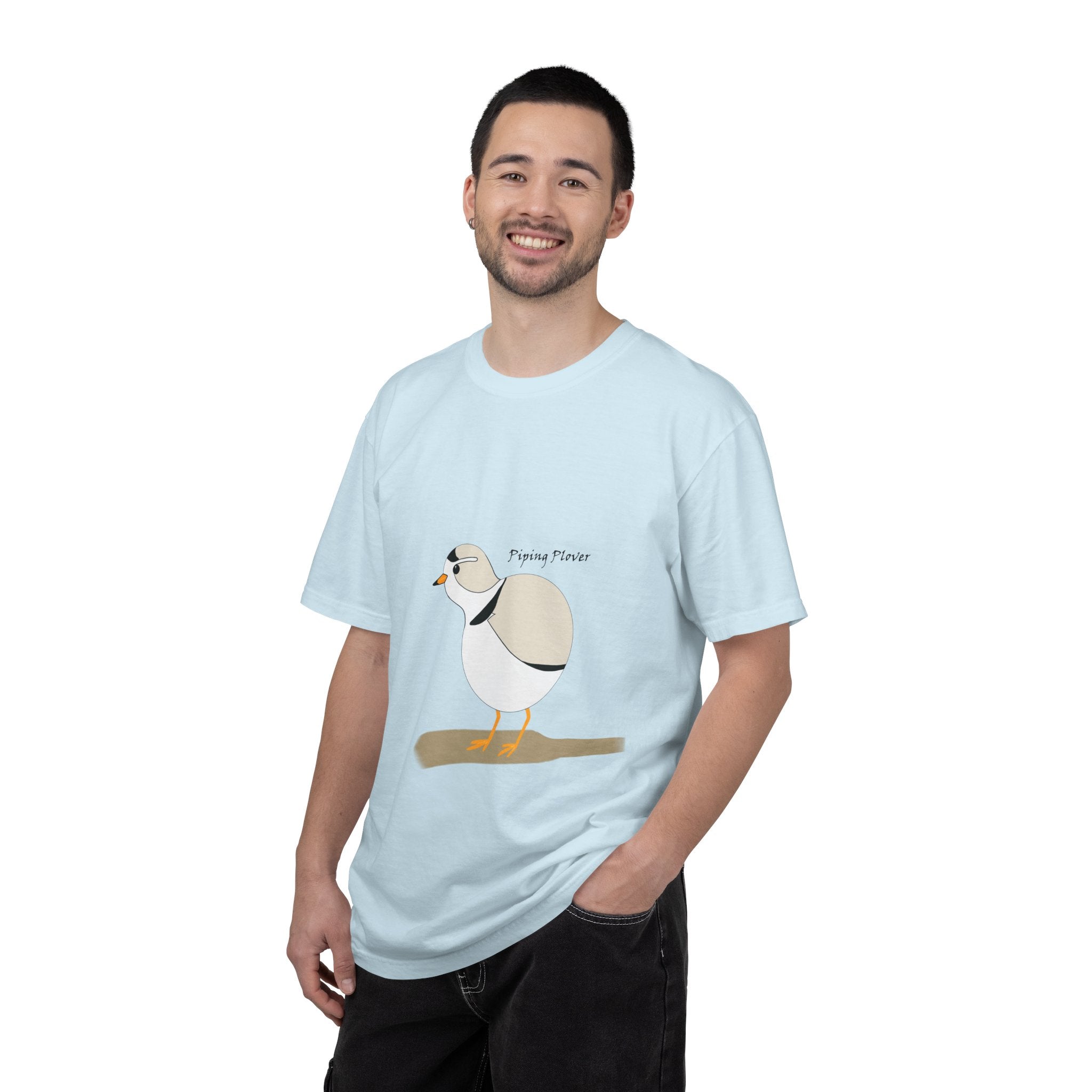 Piping Plover Tee — Cute Coastal Bird Graphic T-Shirt