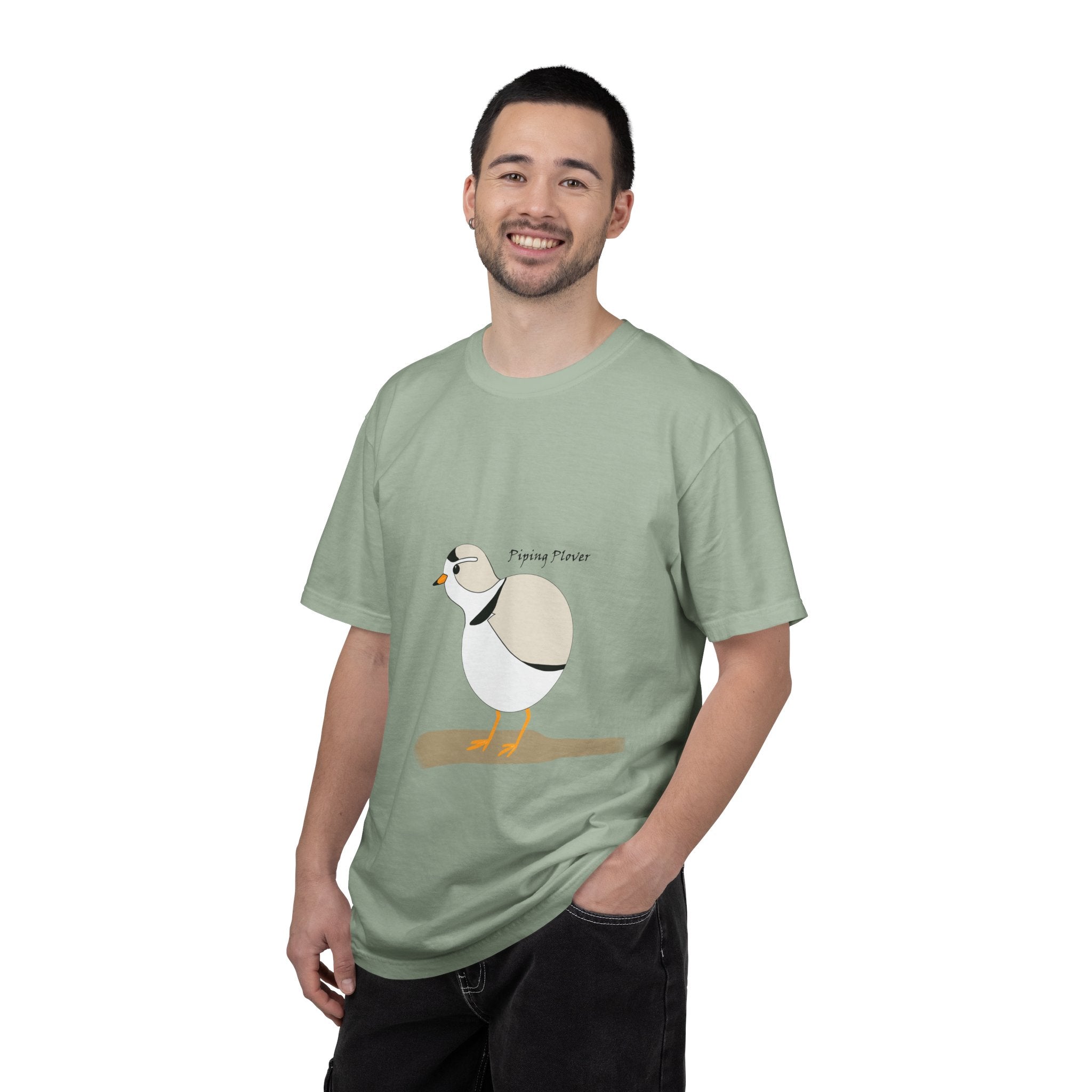 Piping Plover Tee — Cute Coastal Bird Graphic T-Shirt