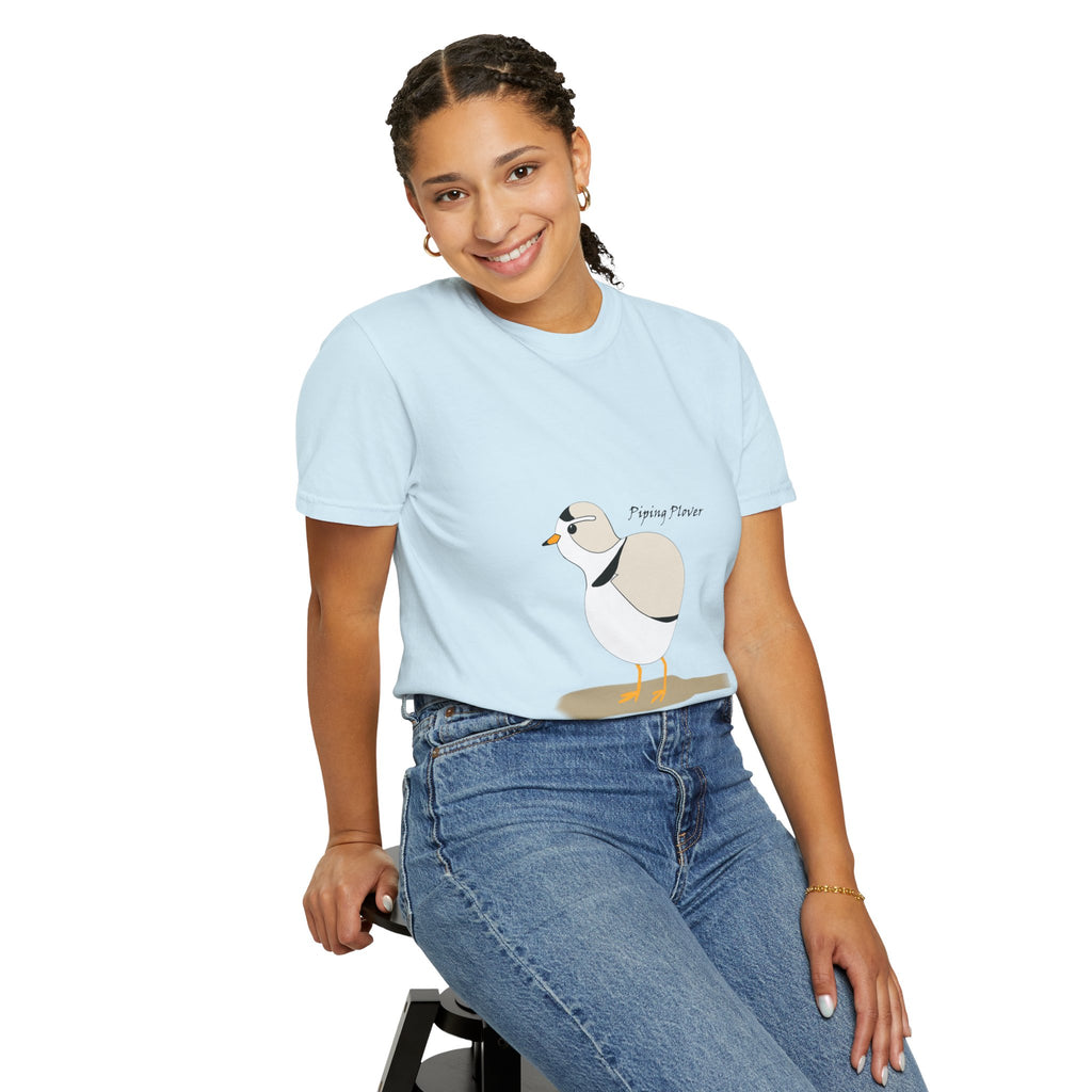 Piping Plover Tee — Cute Coastal Bird Graphic T-Shirt